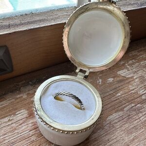 David Yurman sterling silver cable ring